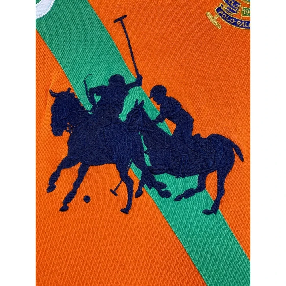 Polo Ralph Lauren Bleecker Polo Challenge Cup  1967 SZ XXL Equestrian Stripe